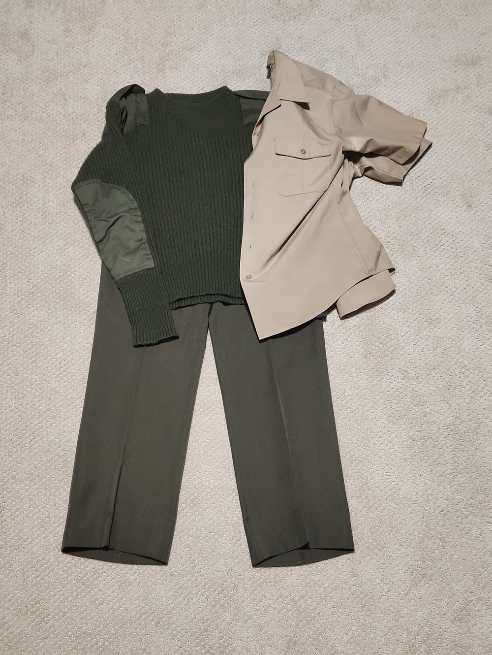 Vintage USMC Wool Military Uniform Set